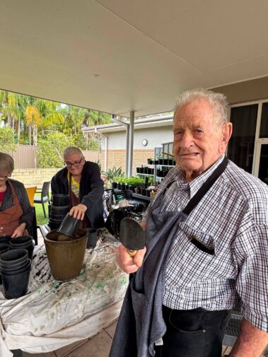 Residents enjoying activities at Burpengary Manor Aged Care in May 2026